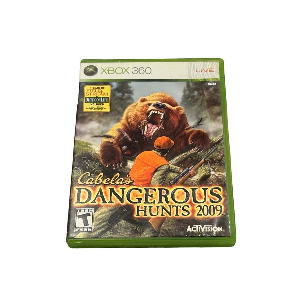 Cabela's Dangerous Hunts 2009 Xbox 360 CIB